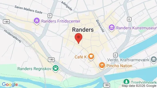 Apartments for rent i Randers C - kort over placeringen