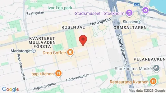 Apartments for rent i Södermalm - kort over placeringen