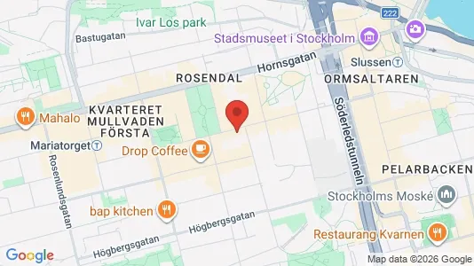 Apartments for rent i Södermalm - kort over placeringen
