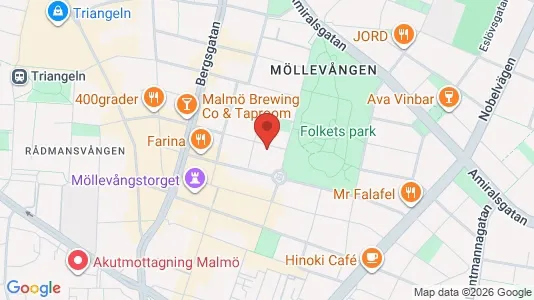 Apartments for rent i Malmö City - kort over placeringen