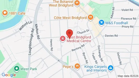 Apartments for rent i Nottingham - Nottinghamshire - kort over placeringen