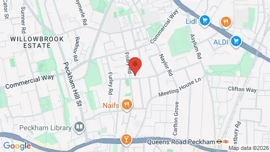 Apartments for rent i London SE15 - kort over placeringen
