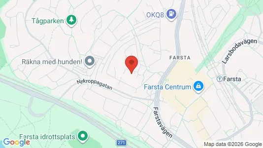 Apartments for rent i Stockholm South - kort over placeringen