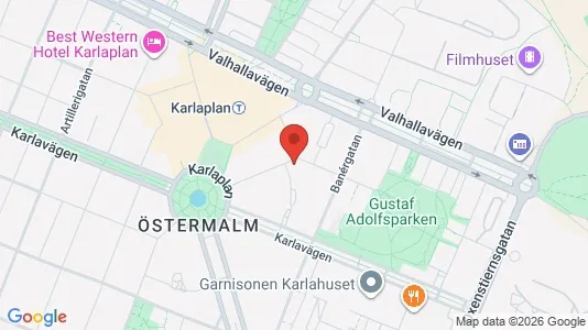 Apartments for rent i Östermalm - kort over placeringen