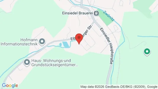Apartments for rent i Chemnitz - kort over placeringen