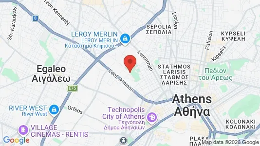 Apartments for rent i Athens Akadimia Platonos - kort over placeringen