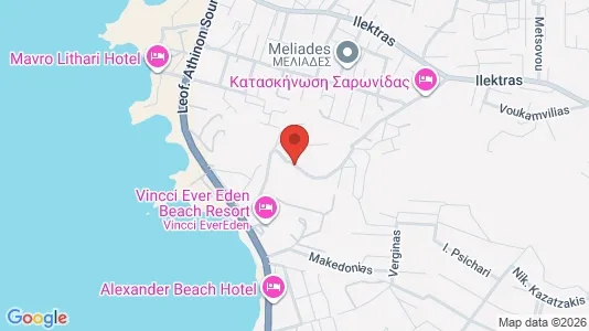 Apartments for rent i Lavreotiki - kort over placeringen