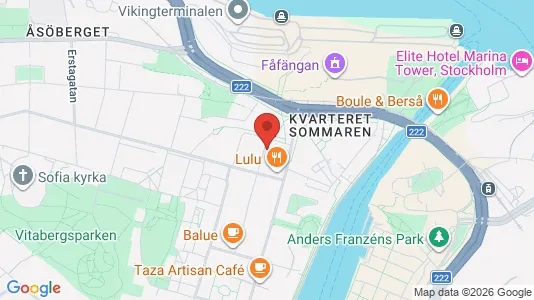 Apartments for rent i Södermalm - kort over placeringen