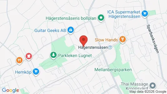 Apartments for rent i Stockholm South - kort over placeringen