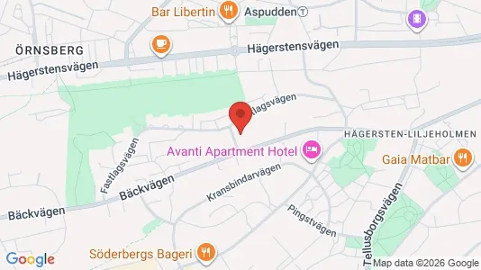 Apartments for rent i Stockholm South - kort over placeringen