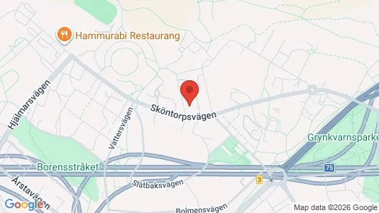 Apartments for rent i Hammarbyhamnen - kort over placeringen