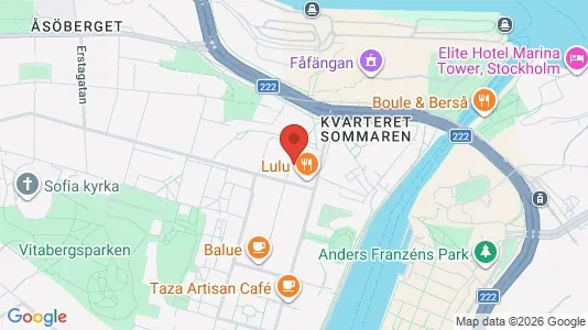 Apartments for rent i Södermalm - kort over placeringen