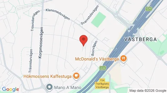 Apartments for rent i Stockholm South - kort over placeringen