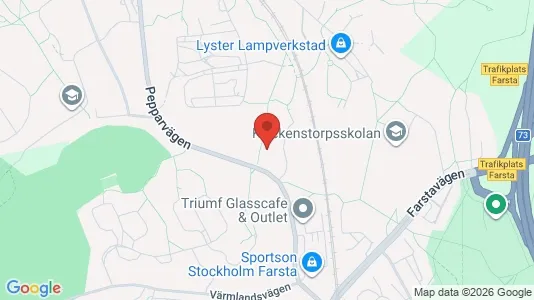 Apartments for rent i Stockholm South - kort over placeringen