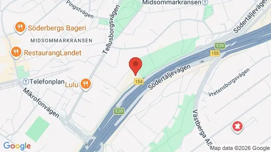 Apartments for rent i Stockholm South - kort over placeringen