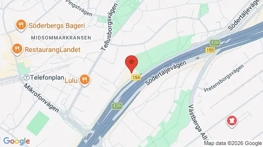 Apartments for rent i Stockholm South - kort over placeringen