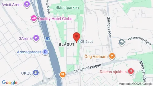 Apartments for rent i Stockholm South - kort over placeringen