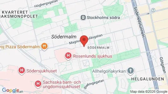 Apartments for rent i Södermalm - kort over placeringen