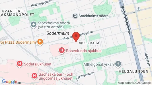 Apartments for rent i Södermalm - kort over placeringen