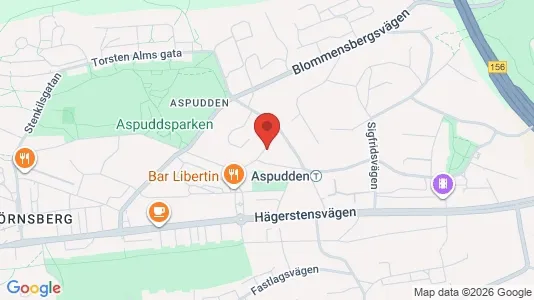 Apartments for rent i Stockholm South - kort over placeringen