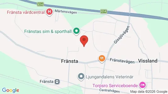 Apartments for rent i Ånge - kort over placeringen