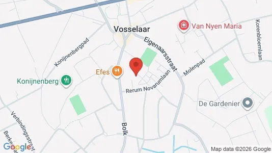 Apartments for rent i Vosselaar - kort over placeringen