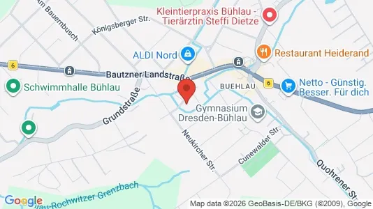 Apartments for rent i Dresden - kort over placeringen