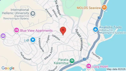 Apartments for rent i Kavala - kort over placeringen