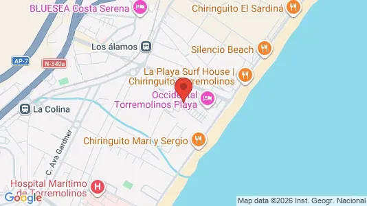 Apartments for rent i Torremolinos - kort over placeringen