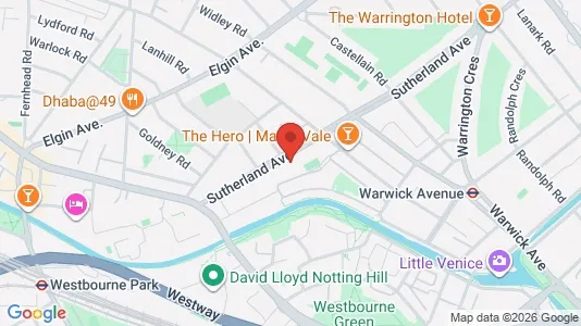Apartments for rent i London W9 - kort over placeringen