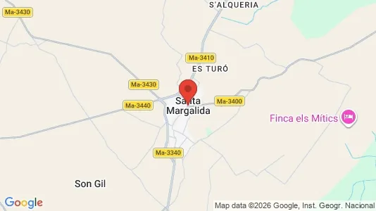 Houses for rent i Santa Margalida - kort over placeringen