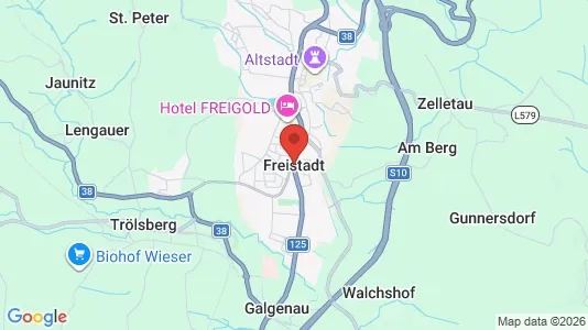 Apartments for rent i Freistadt - kort over placeringen