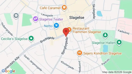 Apartments for rent i Slagelse - kort over placeringen