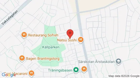 Apartments for rent i Uppsala - kort over placeringen