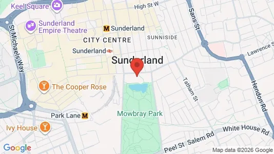 Apartments for rent i Sunderland - Tyne and Wear - kort over placeringen