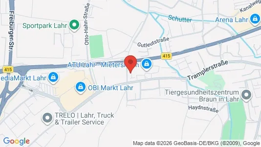Apartments for rent i Ortenaukreis - kort over placeringen