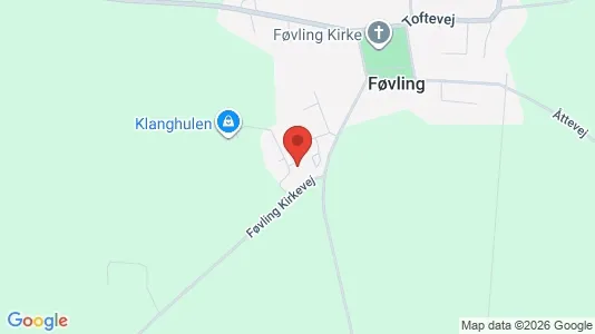 Apartments for rent i Føvling - kort over placeringen