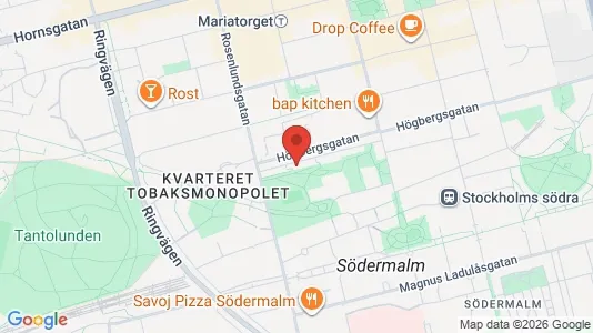 Apartments for rent i Södermalm - kort over placeringen