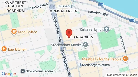 Apartments for rent i Södermalm - kort over placeringen