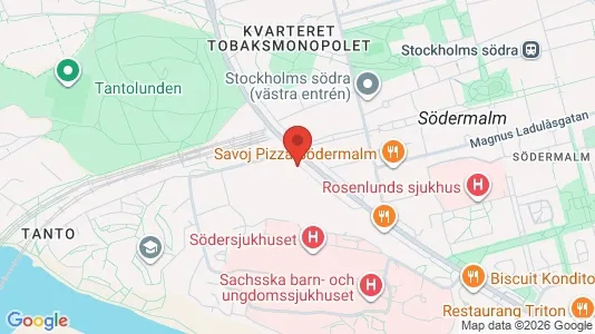Apartments for rent i Södermalm - kort over placeringen
