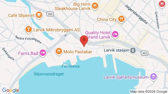Apartments for rent i Larvik - kort over placeringen
