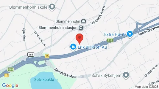 Apartments for rent i Bærum - kort over placeringen