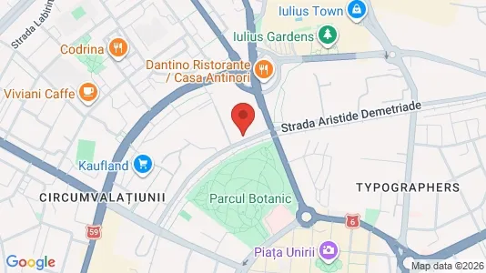 Apartments for rent i Timişoara - kort over placeringen