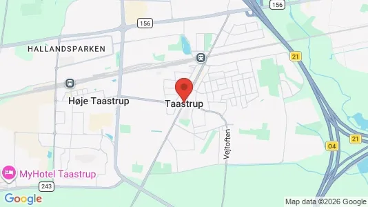 Houses for rent i Taastrup - kort over placeringen