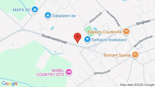 Apartments for rent i Koekelare - kort over placeringen