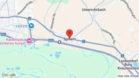 Houses for rent i Spillern - kort over placeringen