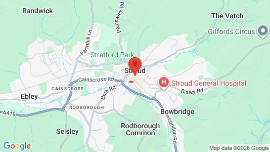 Apartments for rent i Stroud - Gloucestershire - kort over placeringen