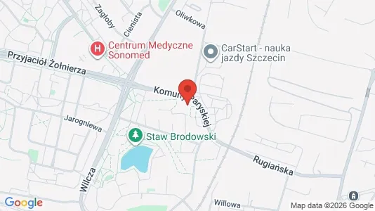 Apartments for rent i Szczecin - kort over placeringen