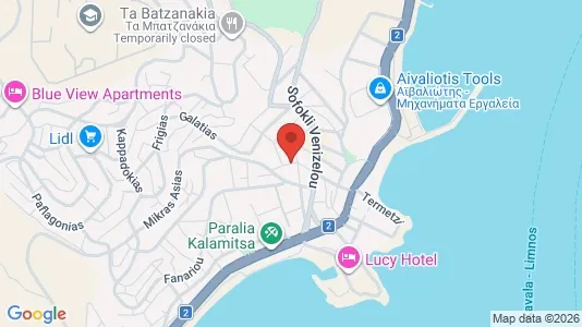 Apartments for rent i Kavala - kort over placeringen