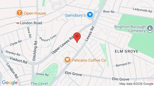 Houses for rent i Brighton - East Sussex - kort over placeringen